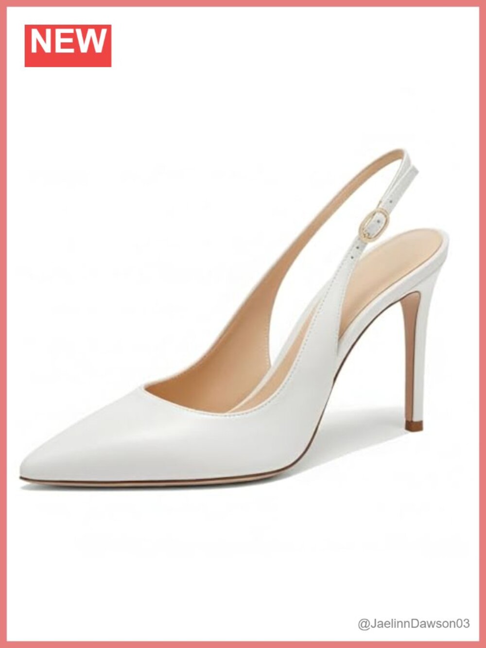 Women's Slingback Pumps Kitten Heel Closed Toe Buckle Dress Shoes